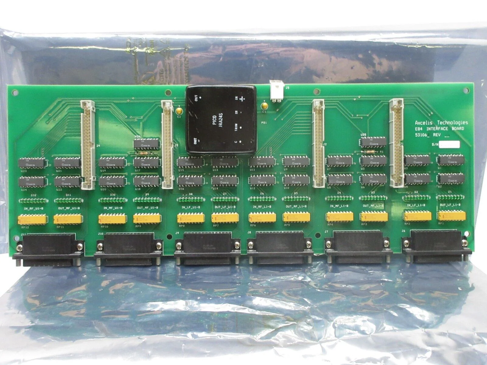 Axcelis Technologies 531061 E84 Interface Board PCB Nikon NSR System Used - Image 3
