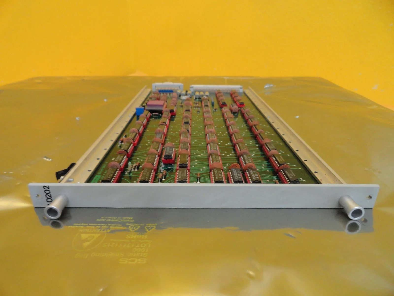 Balzers BG 531 189 T Integrate Circuit AD 202 PCB Board BG 531 187 CT Used - Image 4