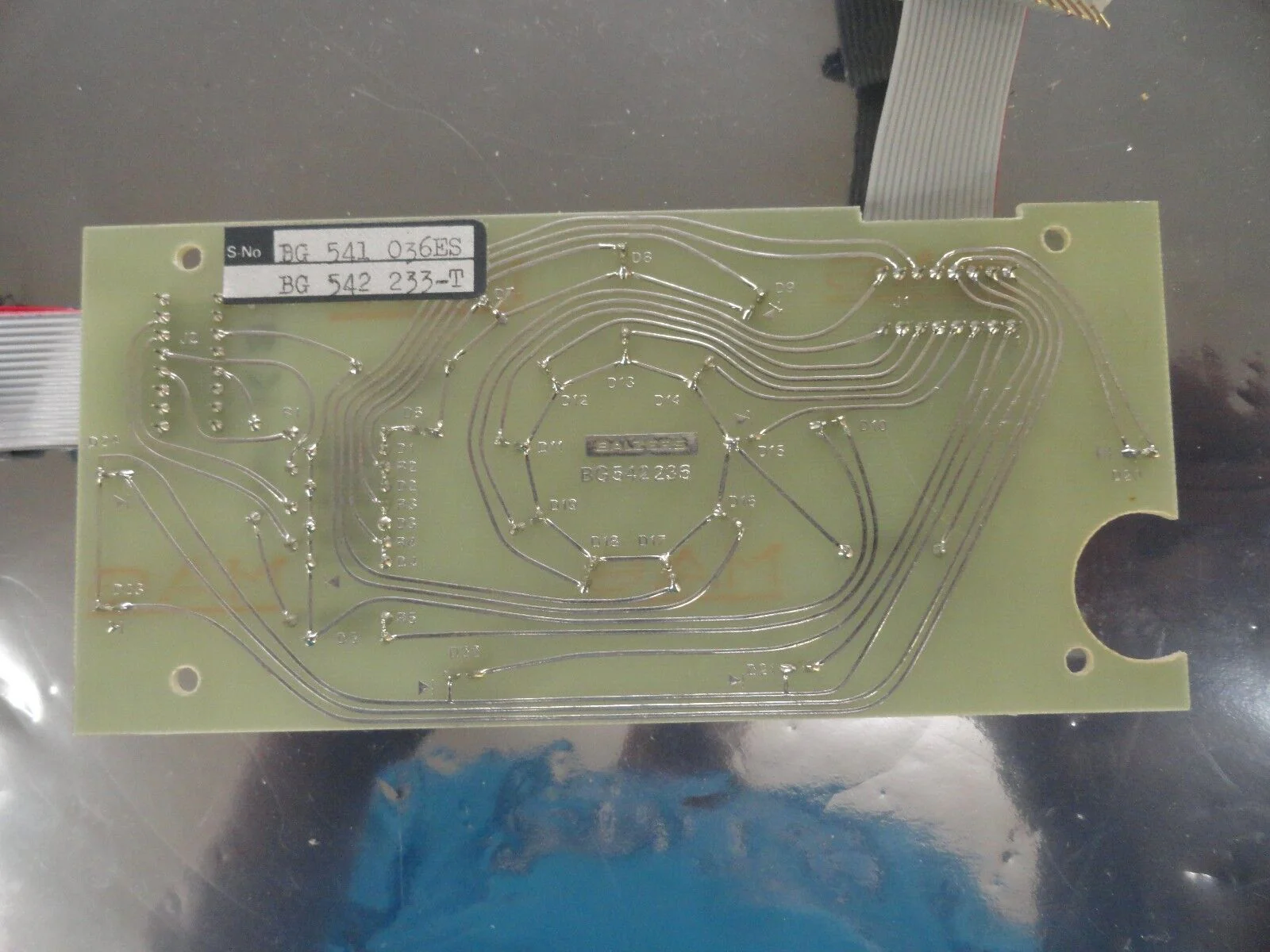 Balzers BG 542 233 T Shutter Control Display PCB Board BG 542 236 Used Working - Image 7