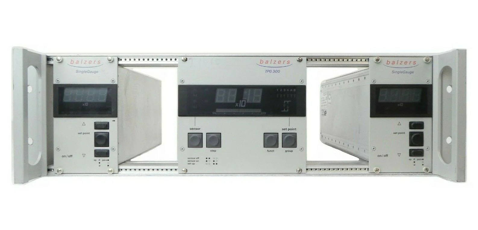 Balzers TPG Vacuum Controller Rack TPG 300 TPG 251 TEL Tokyo Electron Working