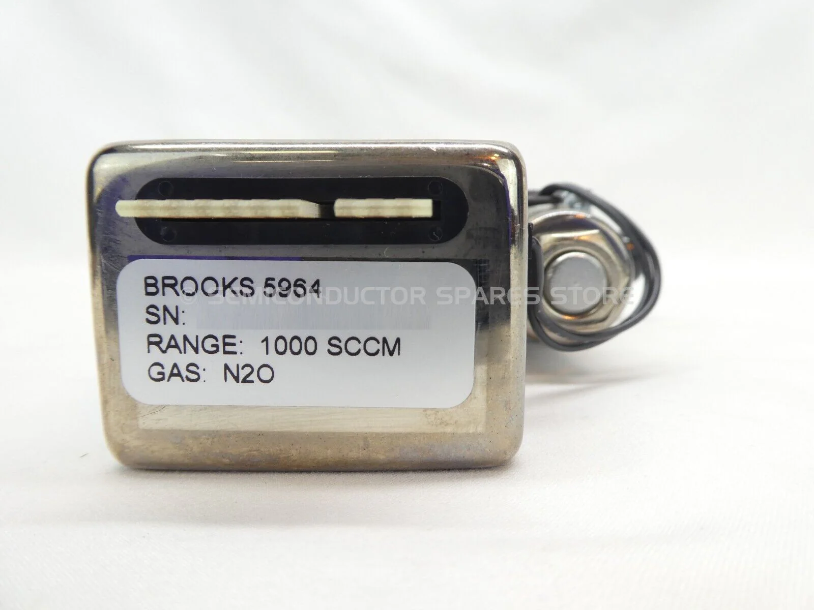 Brooks 5964 Mass Flow Controller MFC 1000 SCCM N2O Lot of 2 OEM Refurbished - Image 11