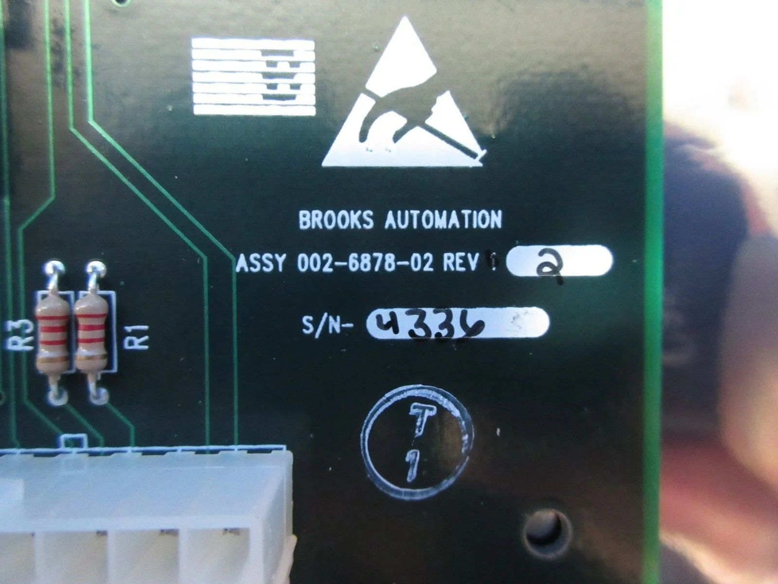 Brooks Automation 002-6878-02 Circuit Board PCB 002-8700-10 Used Working - Image 2