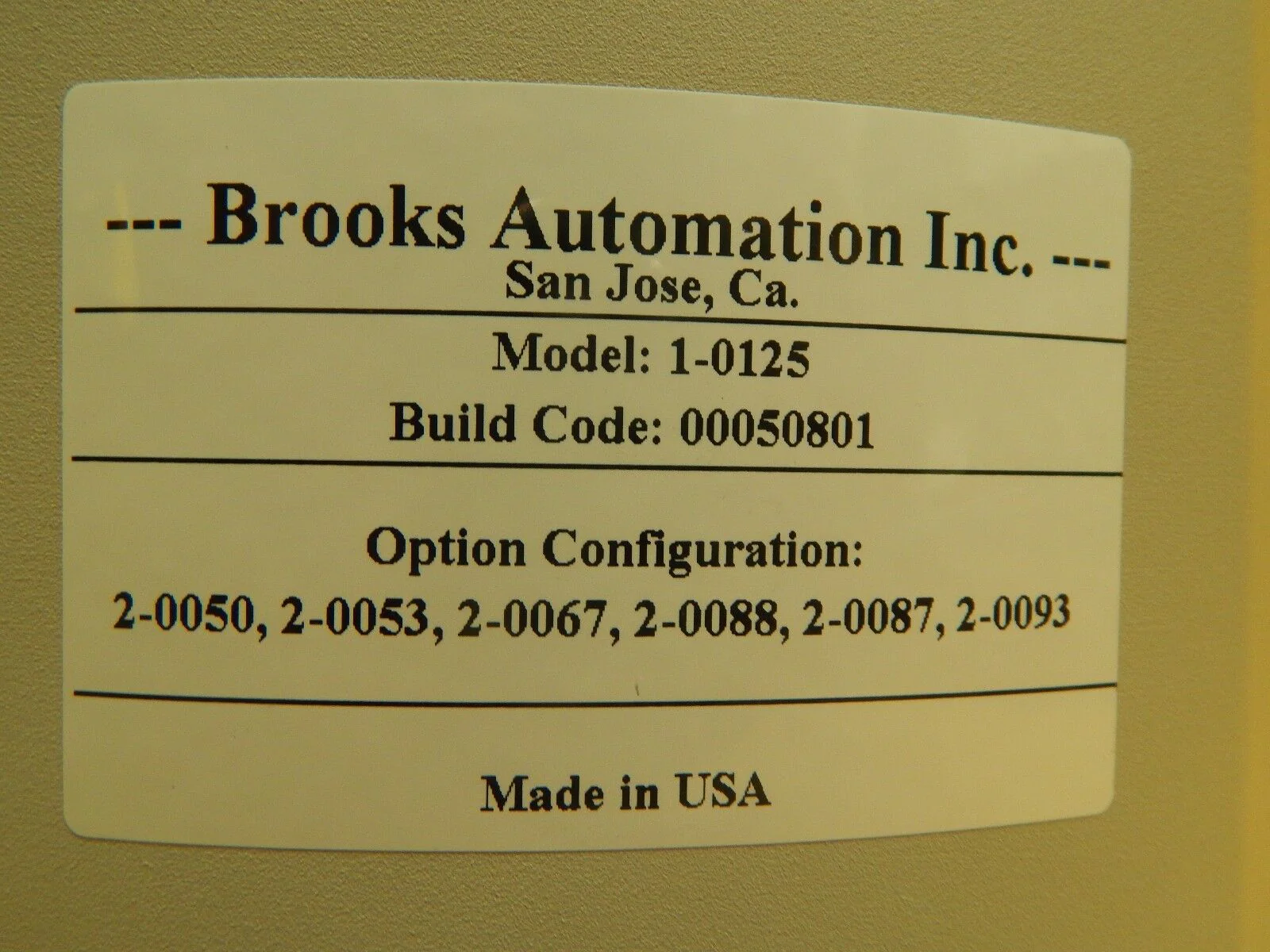 Brooks Automation 1-0125 Wafer Handling Robot KLA-Tencor eS20XP Working Surplus - Image 4