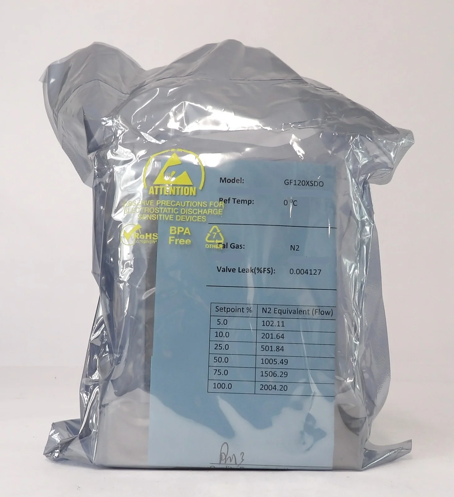 Brooks Instrument GF120X-110554 Mass Flow Controller MFC 2000 SCCM N2 New Spare - Image 3