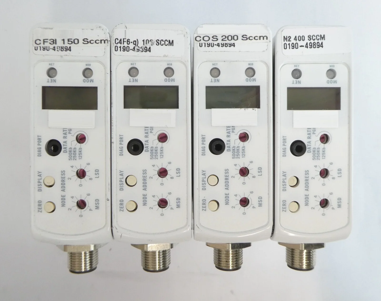 Brooks Instrument GF125C Mass Flow Controller MFC GF125CXXC Lot of 13 Working - Image 18
