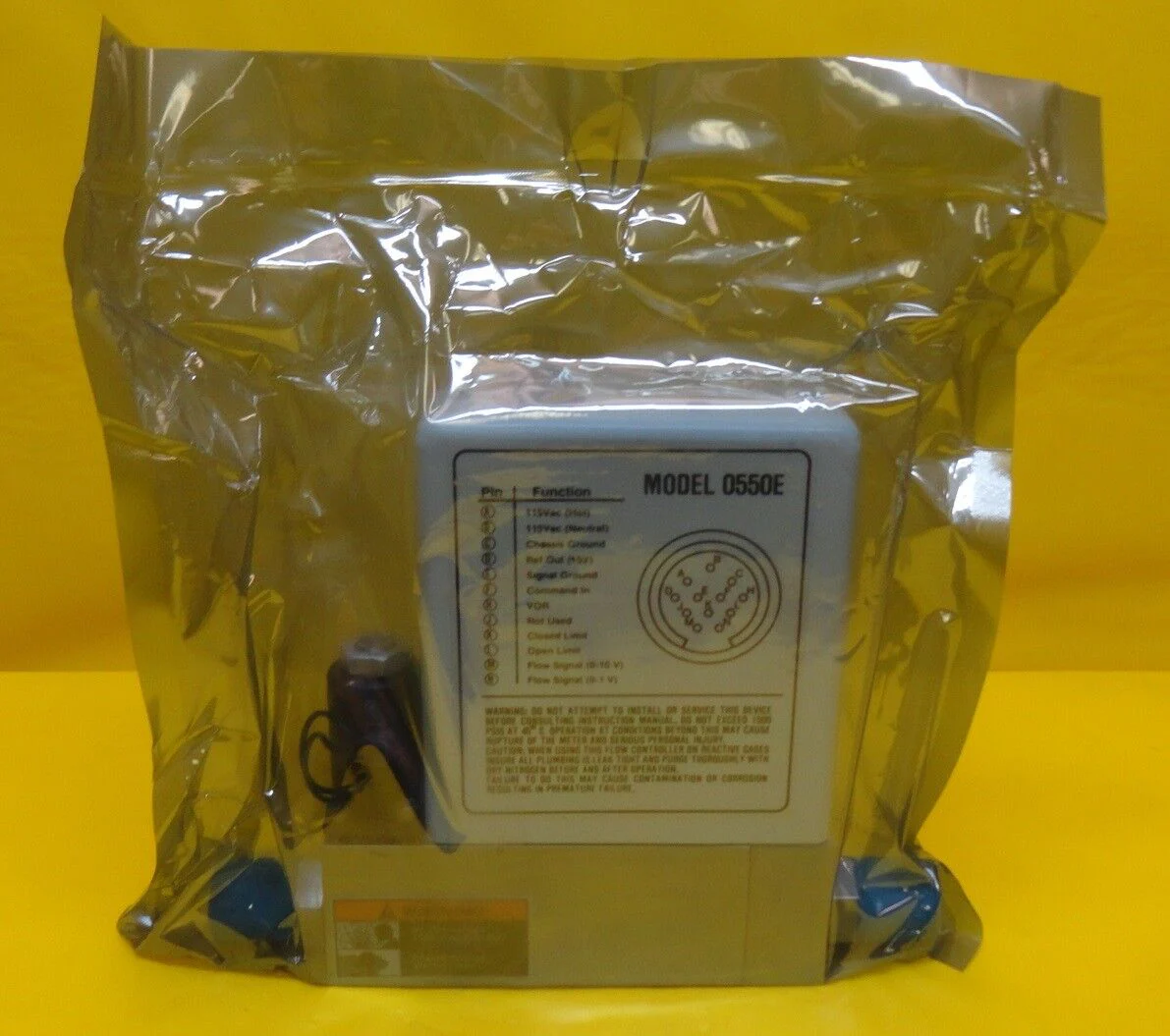 Brooks Instruments 0550EB25H1EA Mass Flow Controller MFC 0550E 200 SLM H2 New - Image 3