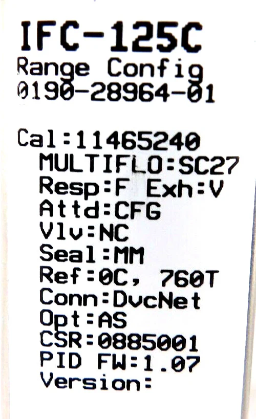 Celerity IFC-125C Mass Flow Controller MFC UNIT 125 Lot of 11 Working Surplus - Image 7