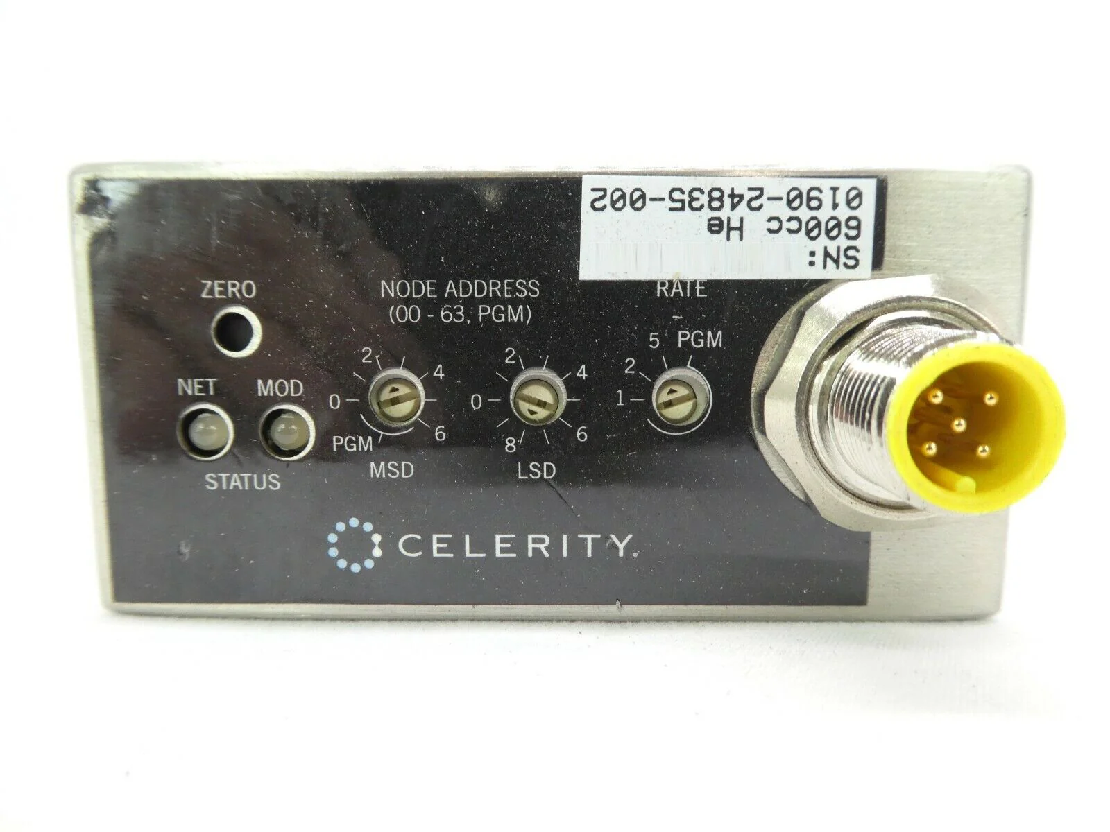Celerity UFC-8165 Mass Flow Controller MFC AMAT 0190-24835 600cc He Working - Image 6