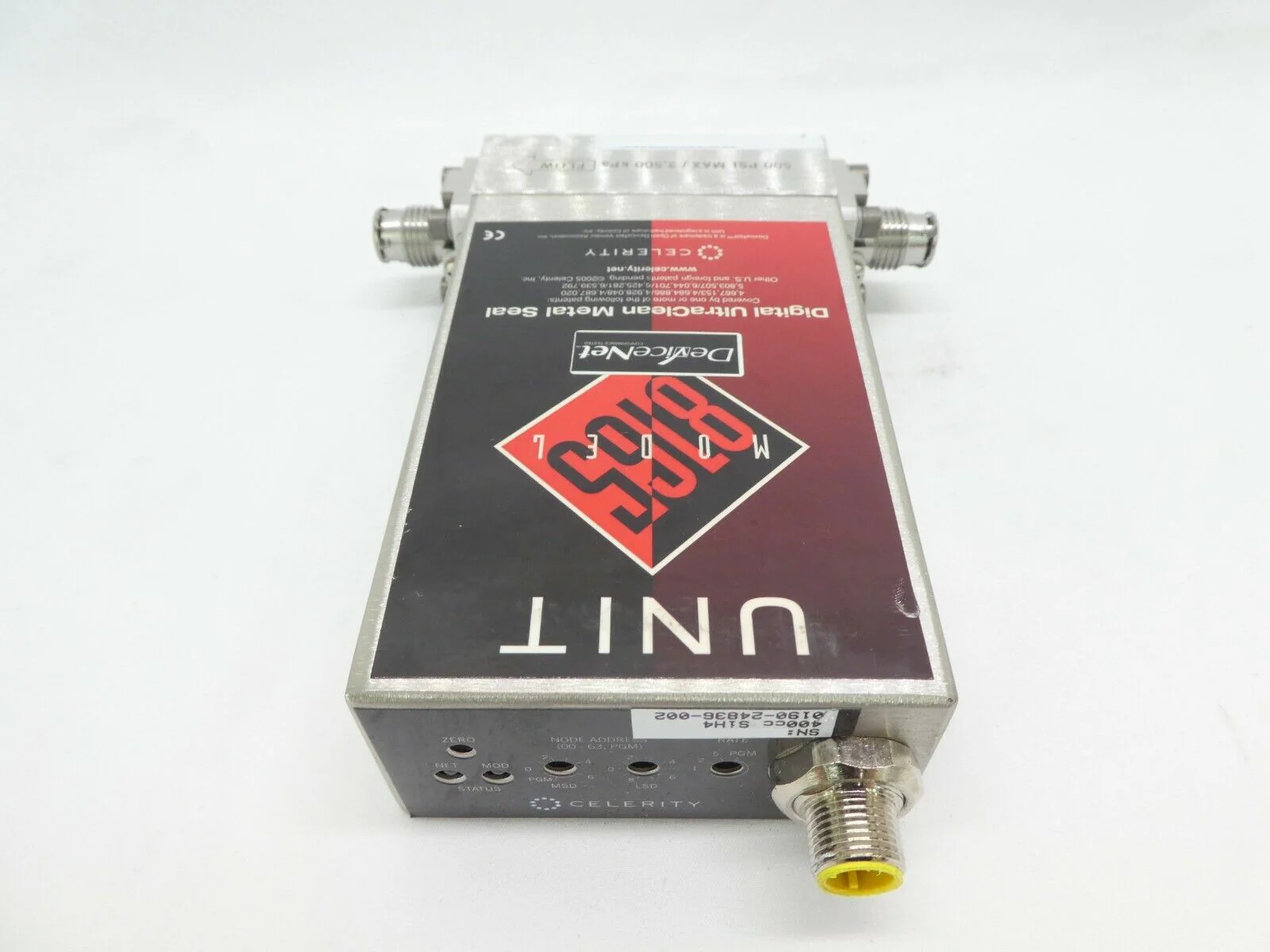 Celerity UFC-8165 Mass Flow Controller MFC AMAT 0190-24836 400cc SiH4 Working - Image 7