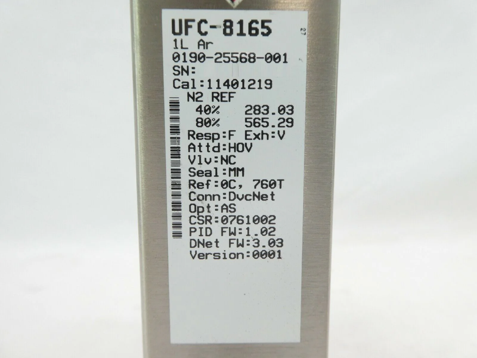 Celerity UFC-8165 Mass Flow Controller MFC AMAT 0190-25568 1L Ar Working Spare - Image 12