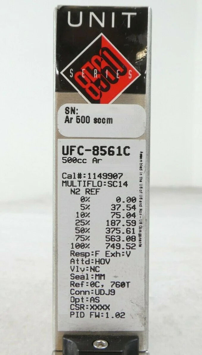 Celerity UFC-8565C Mass Flow Controller 500 SCCM Ar O2 Reseller Lot of 4 Working - Image 9