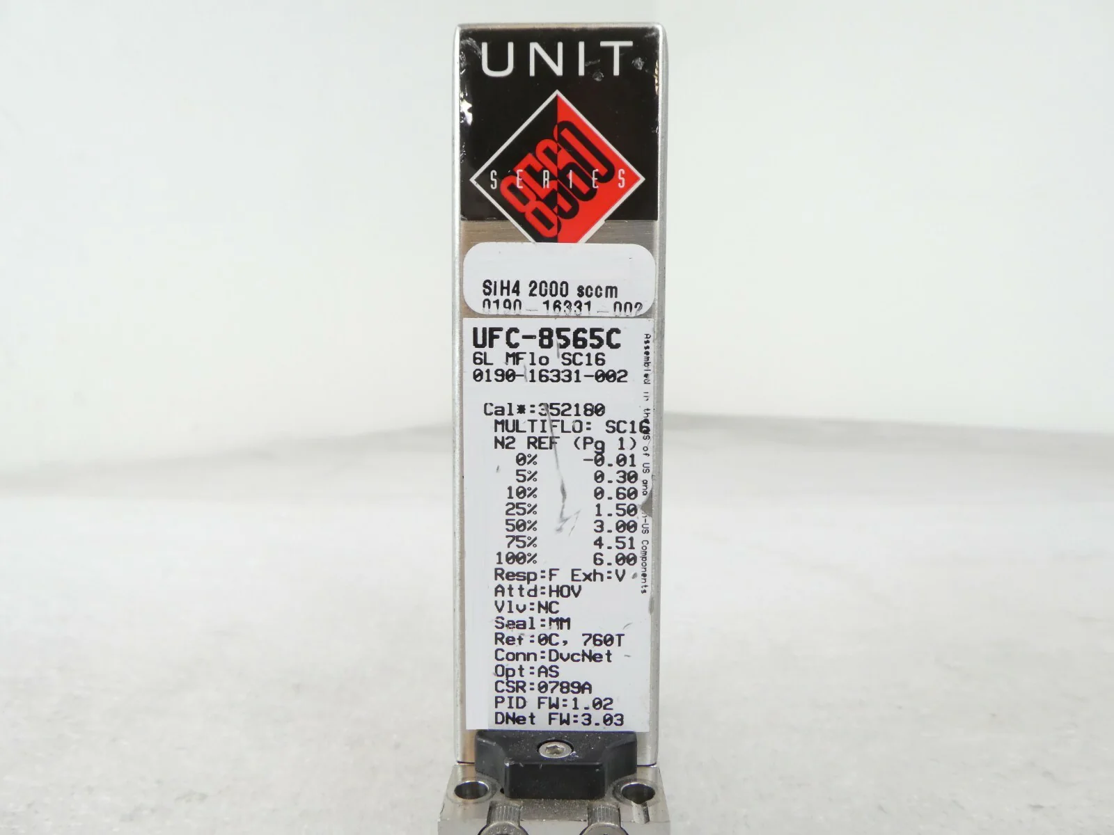 Celerity UFC-8565C Mass Flow Controller UNIT Lot of 5 AMAT 0190-16331 Working - Image 10