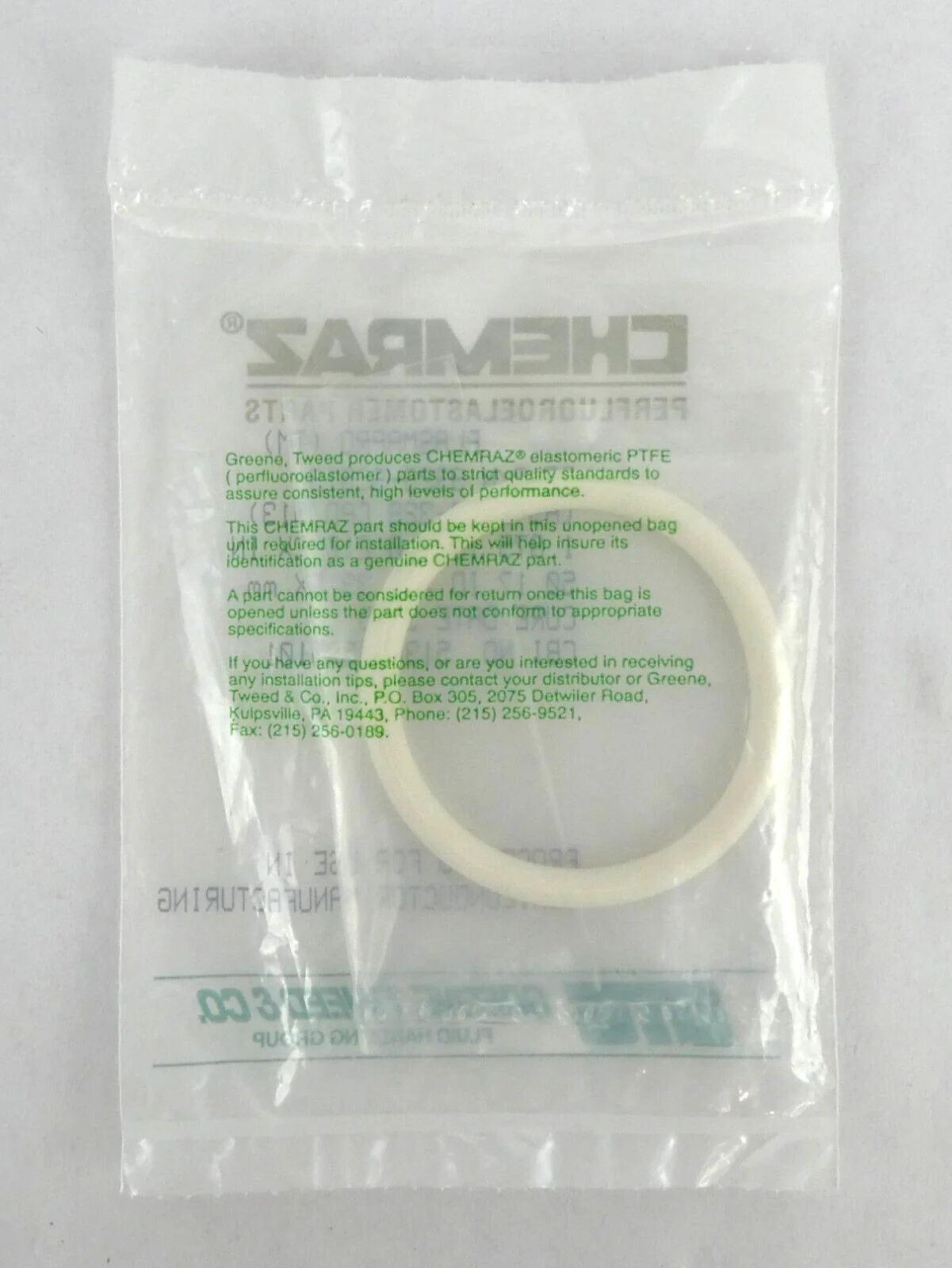 Chemraz Perfluoroelastomer Parts 9329-SC513 O-Ring Reseller Lot of 3 New Surplus - Image 7