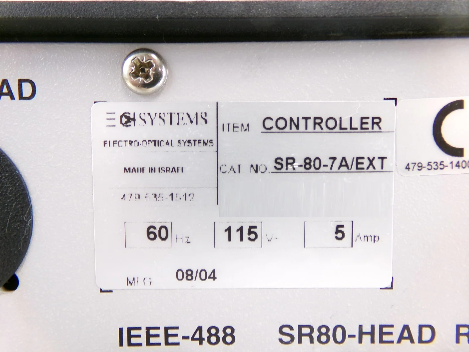 CI Systems SR-80-7A/EXT IR Radiation Source Controller SR 80 Spare Surplus - Image 11