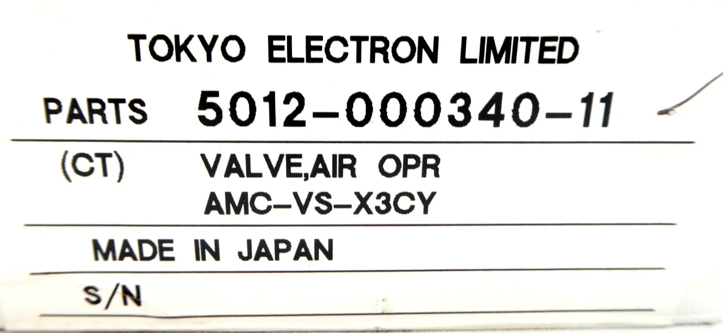 CKD AMC-VS-X3CY Air Operated Valve TEL 5012-000340-11 Reseller Lot of 4 New - Image 10