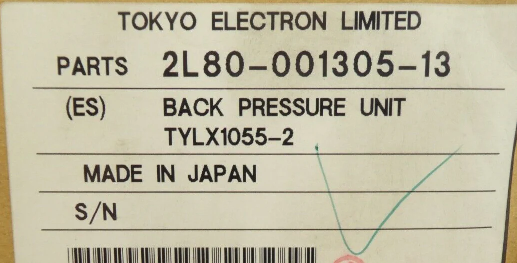 CKD IAGD4-TYLX1055-2 Back Pressure Unit TEL Tokyo Electron 2L80-001305-13 New - Image 9