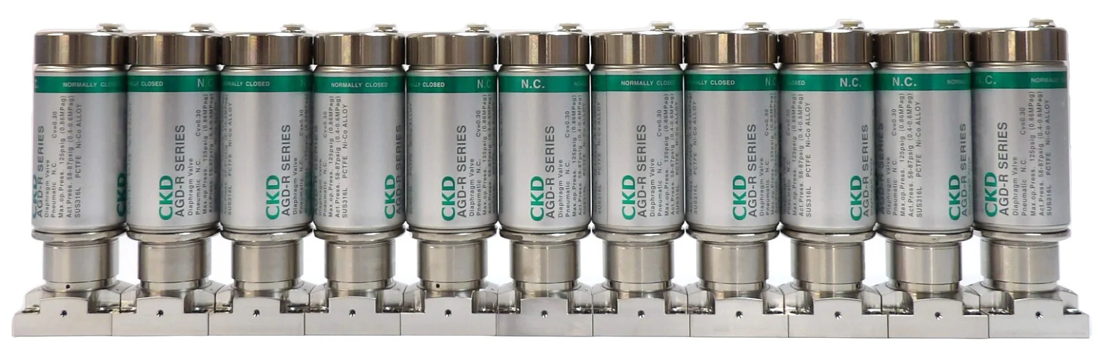 CKD MAGD-11R-AT2 Pneumatic Diaphragm Valve AGD-R Series Lot of 11 New - Image 3