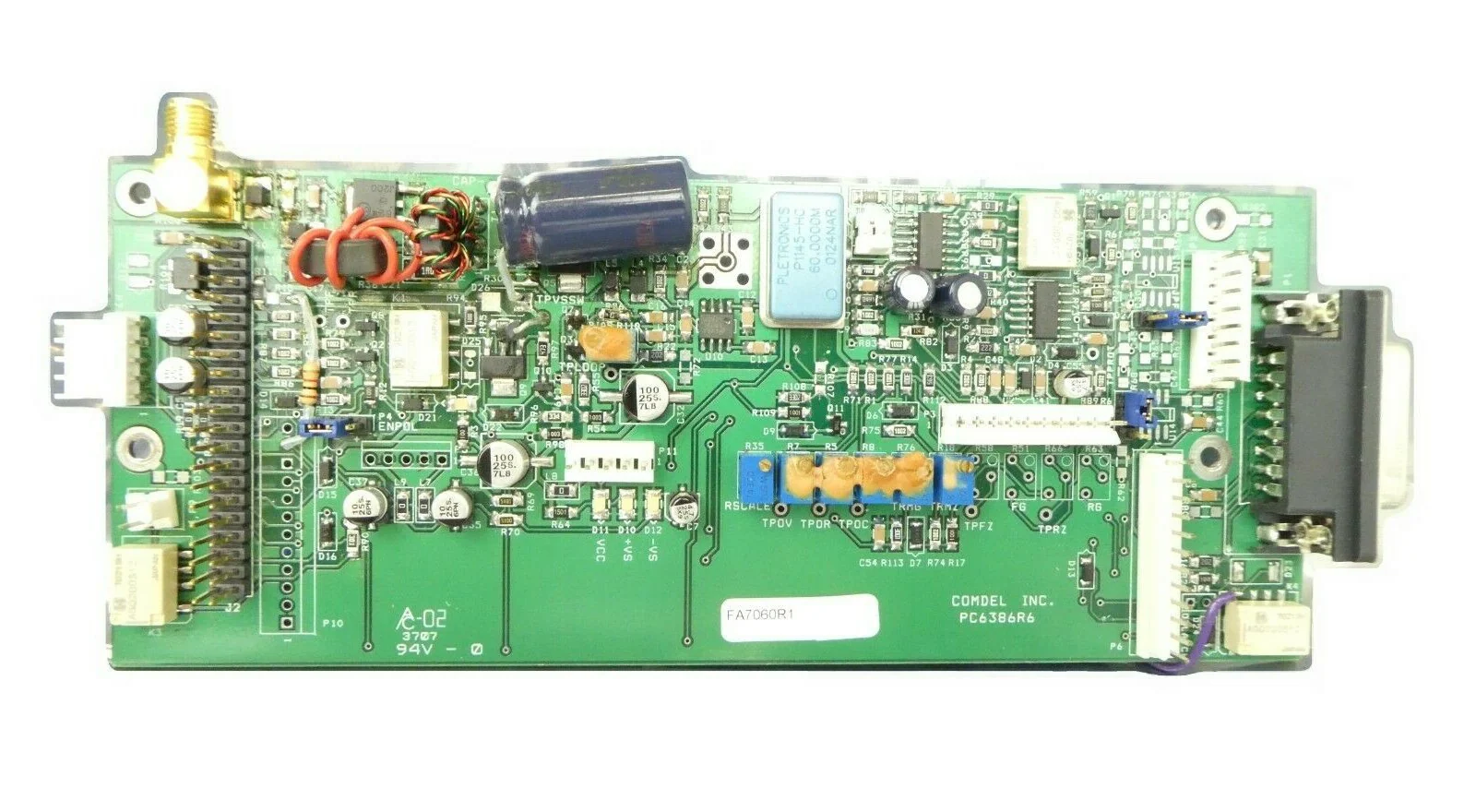 Comdel FA7060R1 RF Generator Interface Board PCB PC6386R6 CB5000 Working Surplus - Image 2