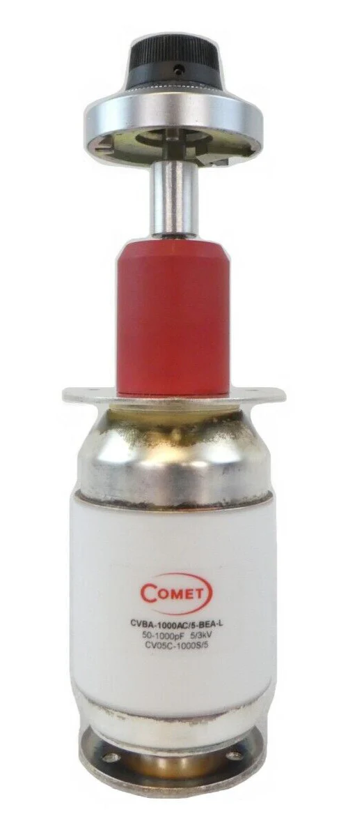 Comet CVBA-1000AC/5BEA-L RF Variable Vacuum Capacitor 50-500pF 25/15kV Working