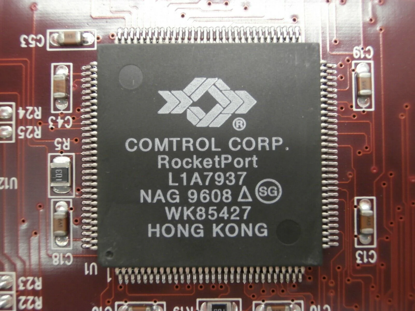 Comtrol A10056 PCI 8-Port Serial Board 94800-1 RocketPort A00056 PCB Card Spare - Image 8
