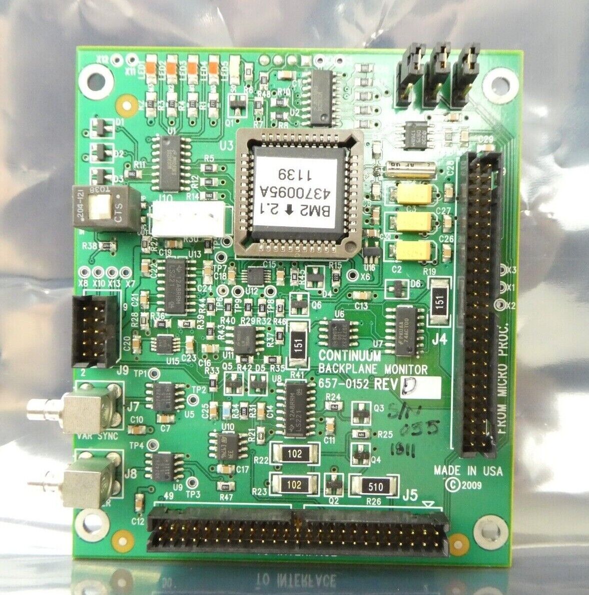 Continuum Dual HVPS Controller PCB Set of 3 621-0009 657-0152 657-0159 Working - Image 7