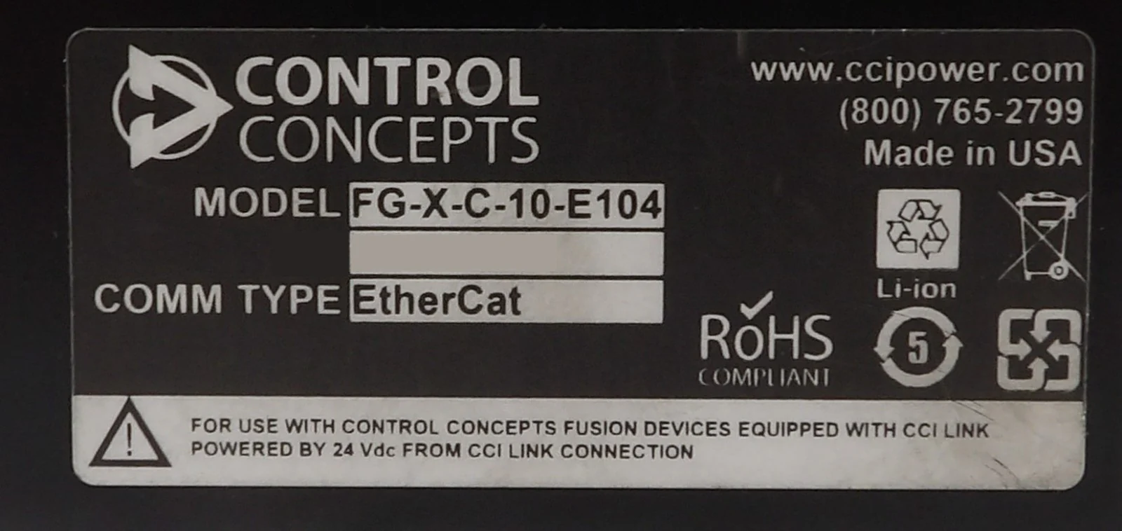 Control Concepts FG-X-C-10-E104 DeviceNet Connect Gateway Lot of 3 Working - Image 7