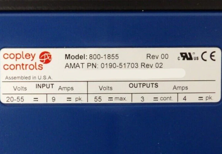 Copley Controls 800-1855 Servo Drive Motor Controller Module New Surplus - Image 7