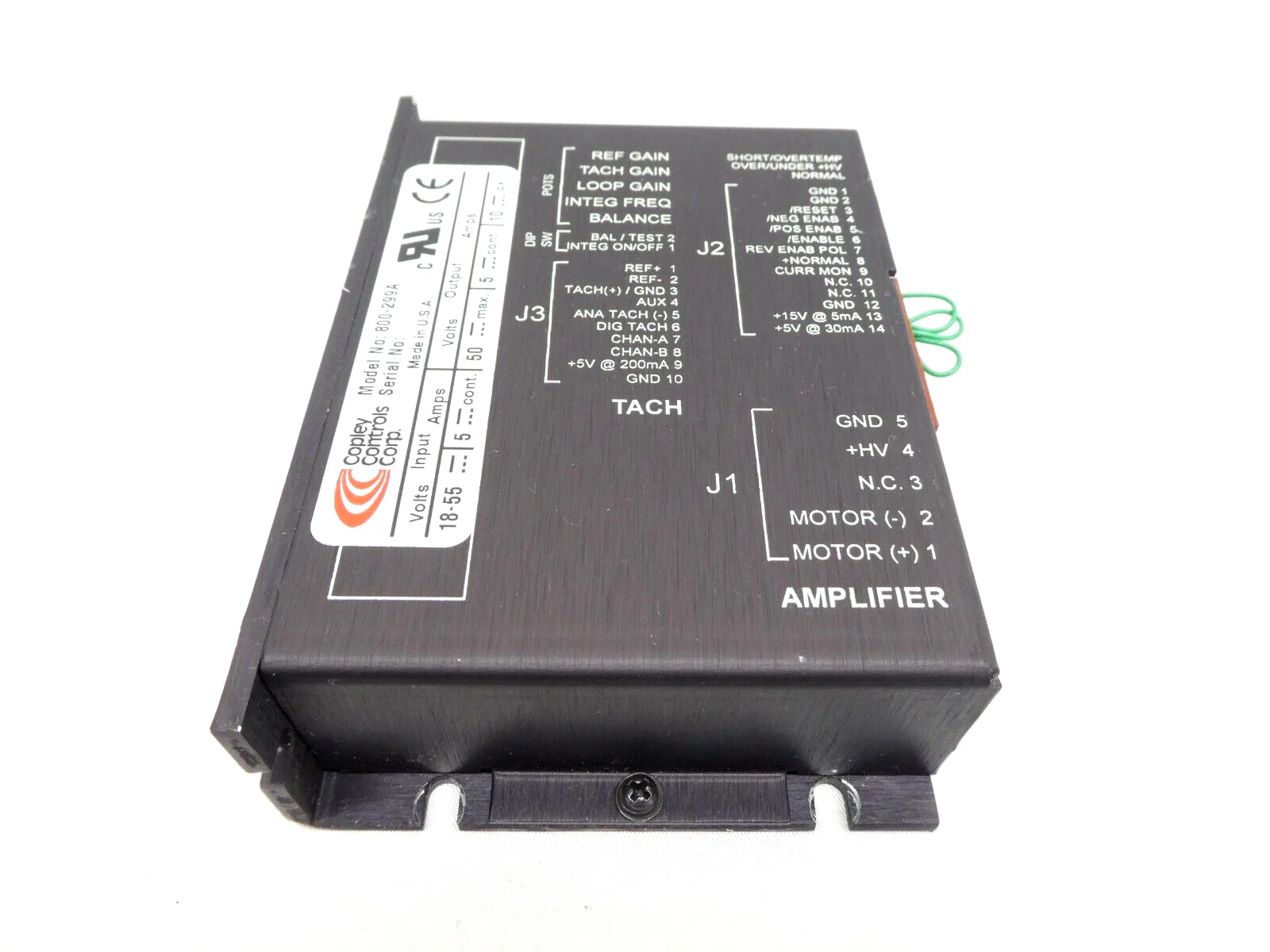 Copley Controls 800-299A Servo Motor Drive Amplifier Working Surplus - Image 10