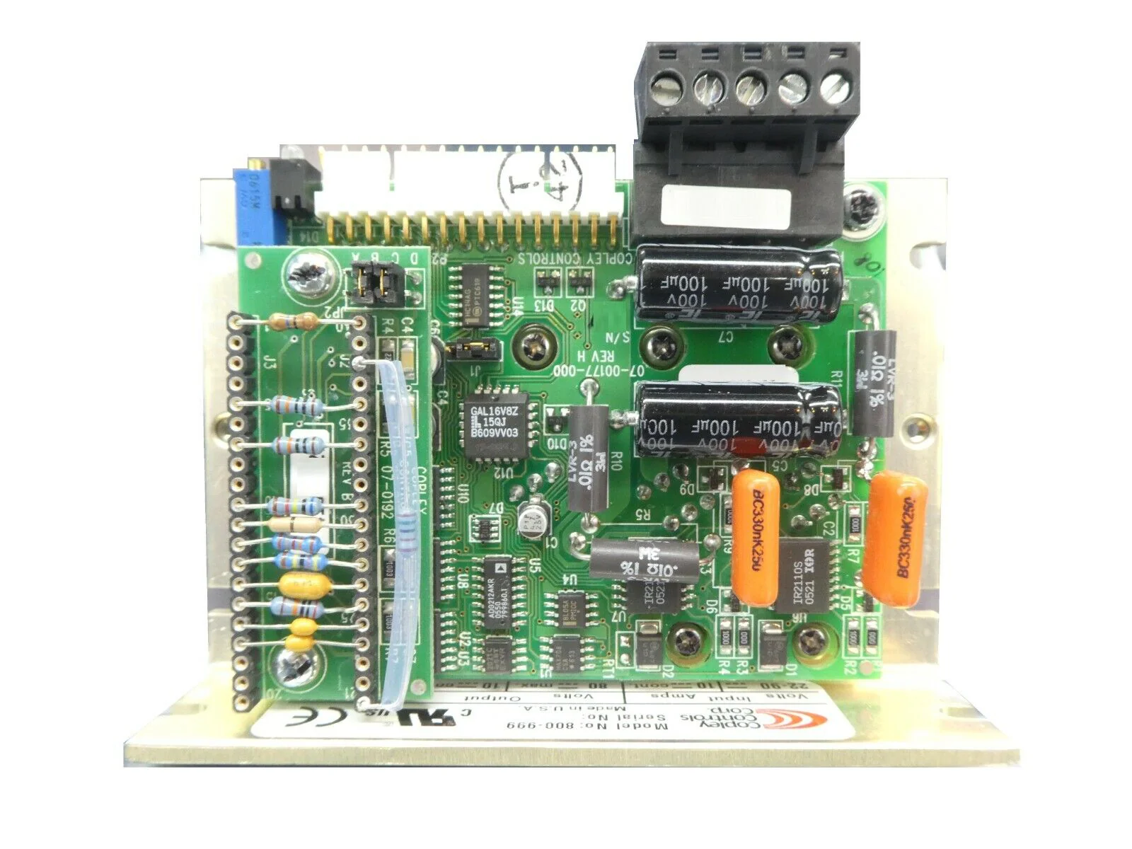 Copley Controls 800-999 Motor Driver 07-00177-000 DNS Aquaspin SU-3000 Working - Image 2