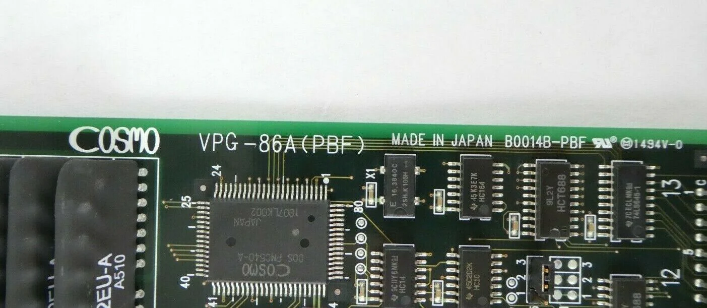 Cosmo VPG-86A 8-Axis Motor Controller VME PCB Card Rudolph F30 Working Surplus - Image 12