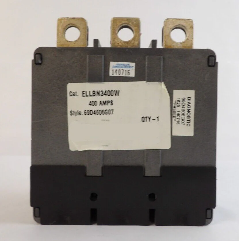 Cutler Hammer ELLBN3400W 3Pole Ground Fault Protector 400A 120-480V Working - Image 6