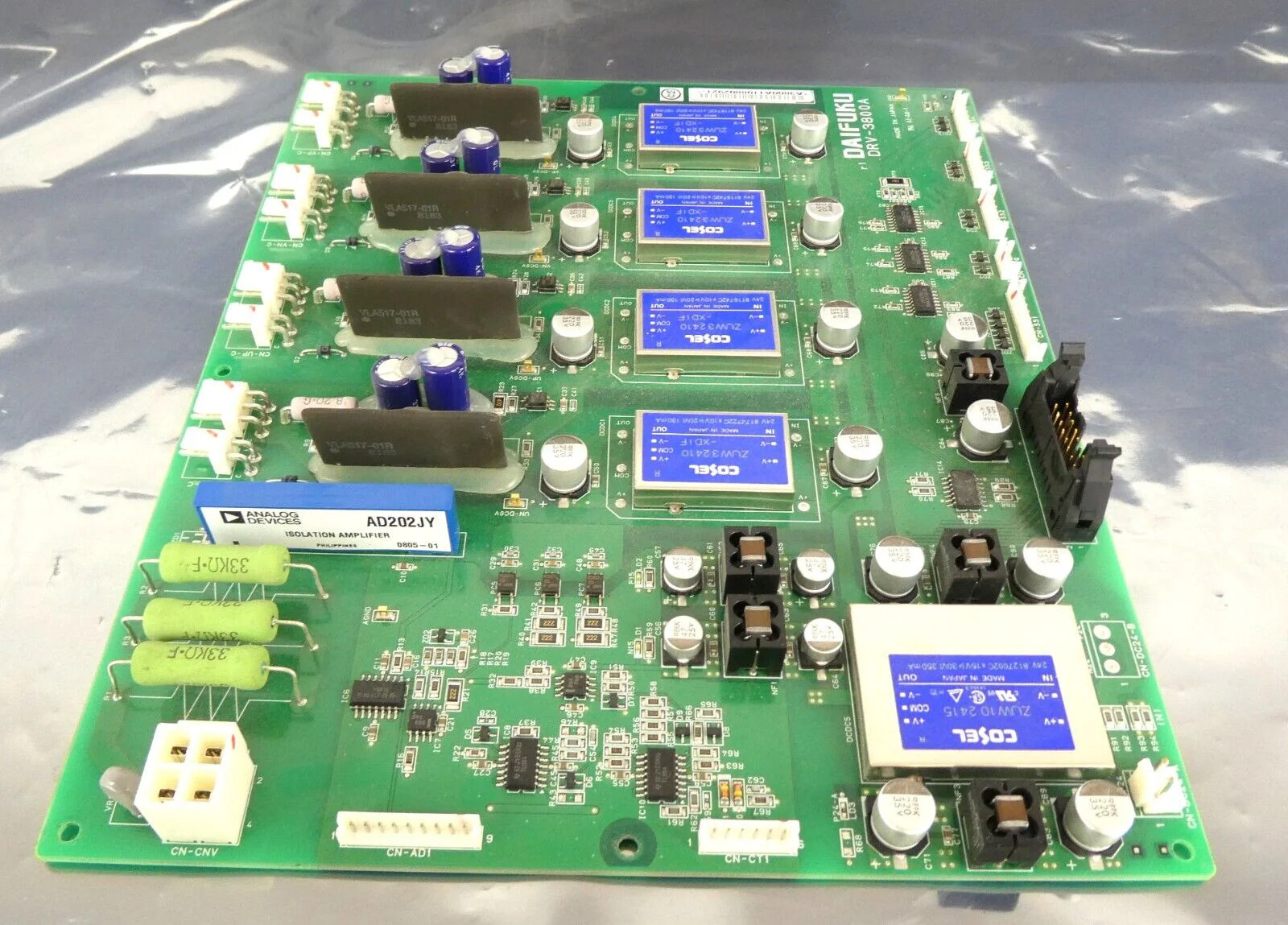 DAIFUKU DRV-3800A Circuit Board Interface PCB Assembly Working Surplus - Image 9