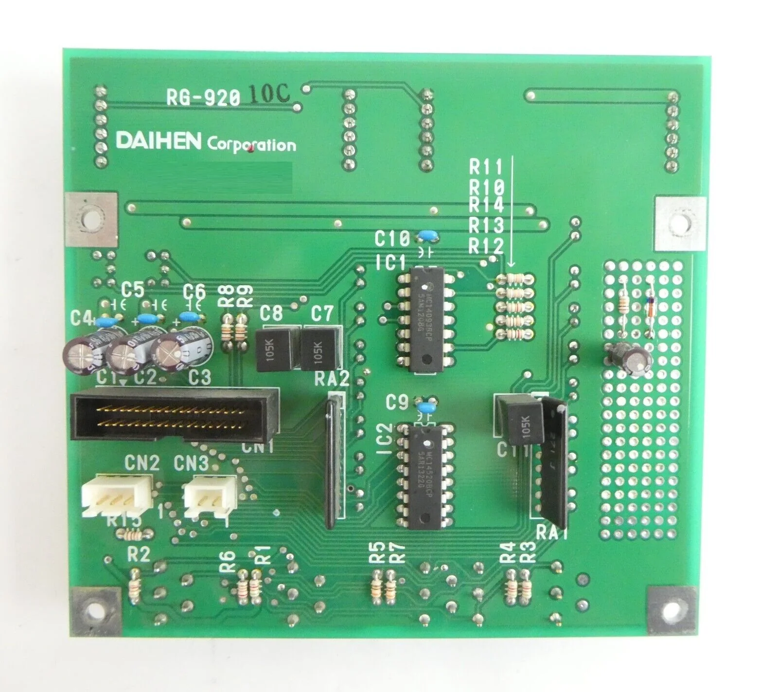 Daihen RG-920 RF Generator Control Panel PCB RGA-10D-V Working Surplus - Image 2