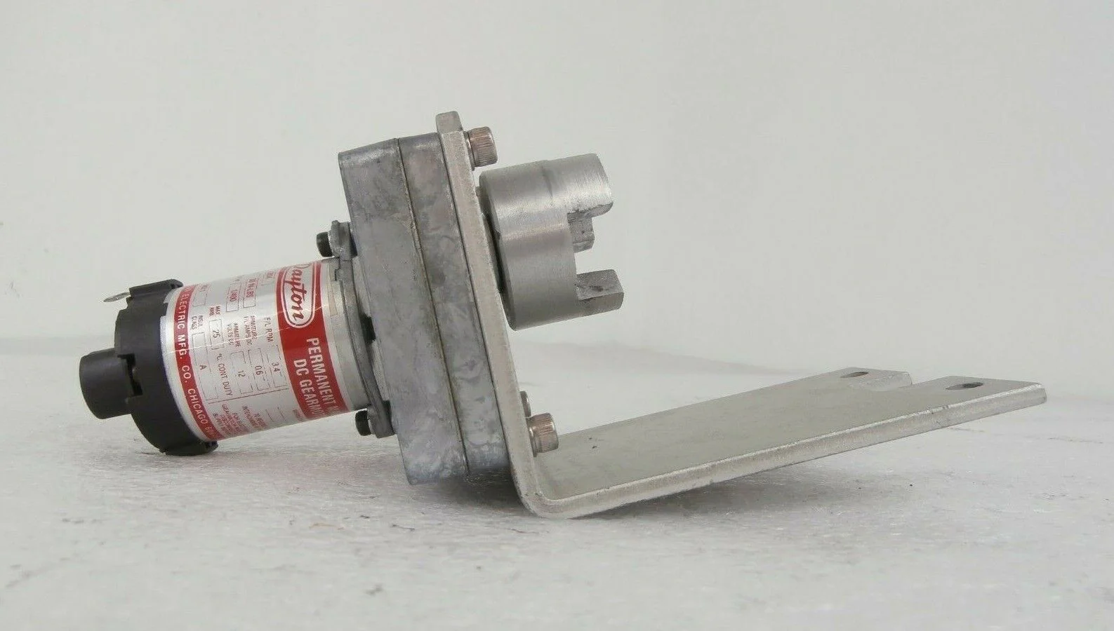 Dayton 4Z834 Permanent Magnet DC Gearmotor Loader Assembly Veeco 1201 Working - Image 5