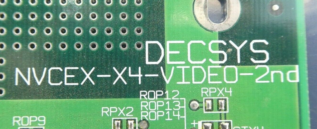 DECSYS NVCEX-X4-VIDEO-2nd Camera Control PCB Nikon NSR Series Working Surplus - Image 12