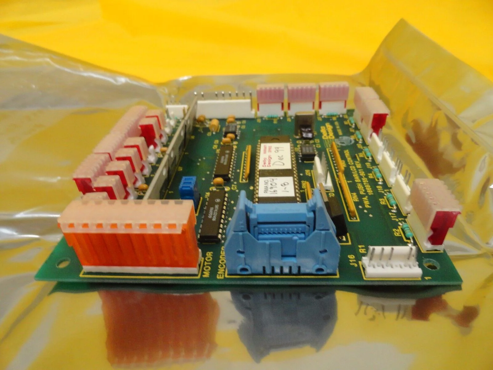 Delta Design 1669755-501 Push Bar/LCD Control PCB Working Surplus - Image 3