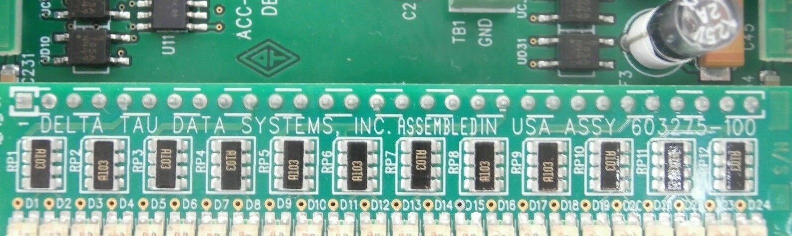 Delta Tau 603307-104 24 IN/24 Out OPTO PCB Card ACC-11E 603276-100 AMAT Working - Image 11