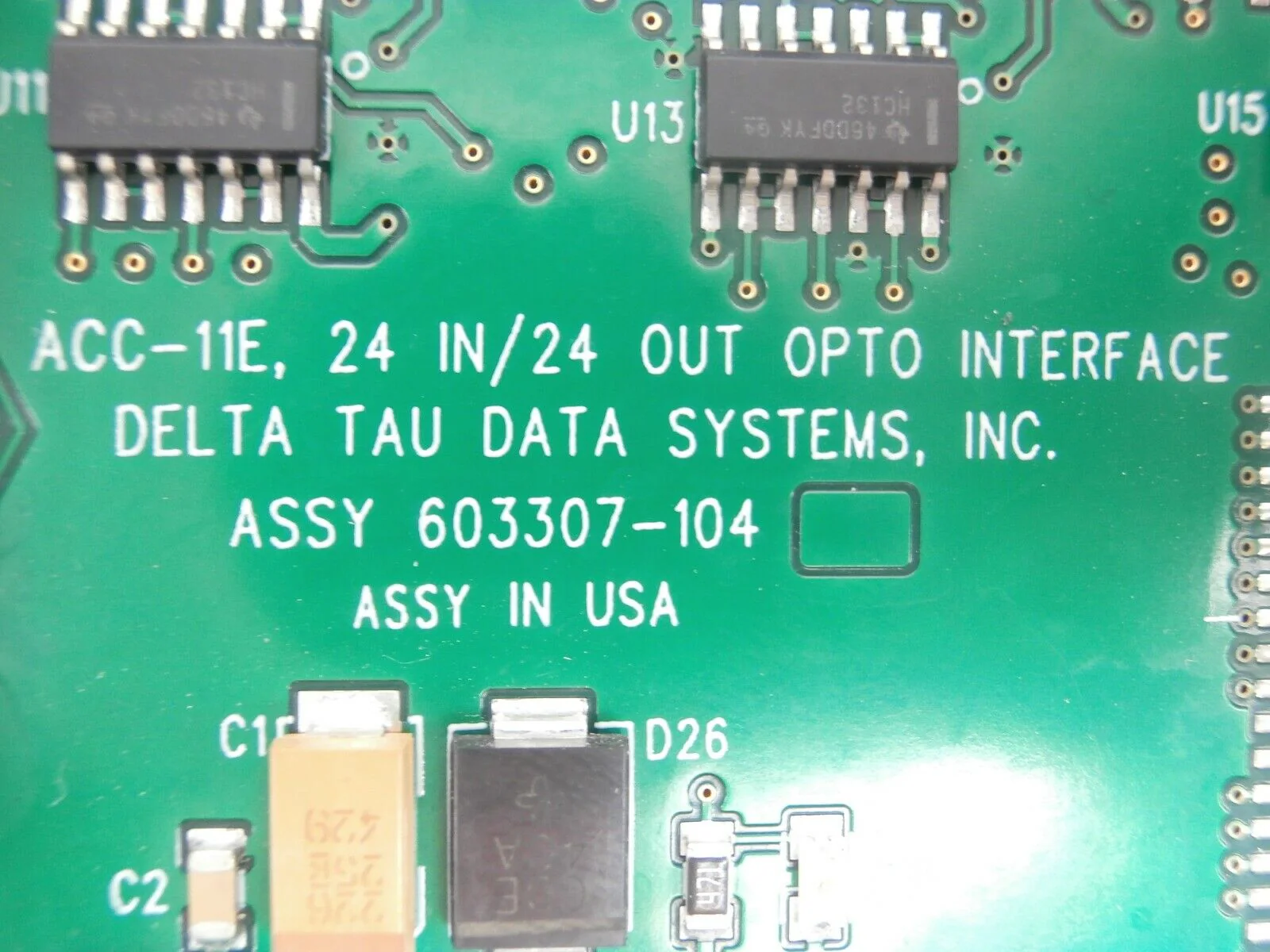 Delta Tau 603307-104 24 IN/24 Out OPTO PCB Card ACC-11E 603276-100 AMAT Working - Image 12
