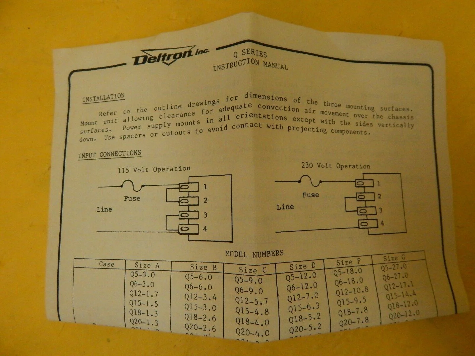 Deltron Q5-12.0 Linear DC Power Supply MRC Materials Research 1010210 New - Image 7