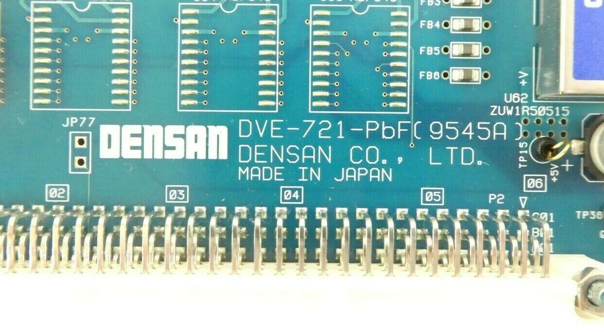 Densan DVE-721 Analog I/O VME PCB Card 300mm Rudolph F30 Working Surplus - Image 12