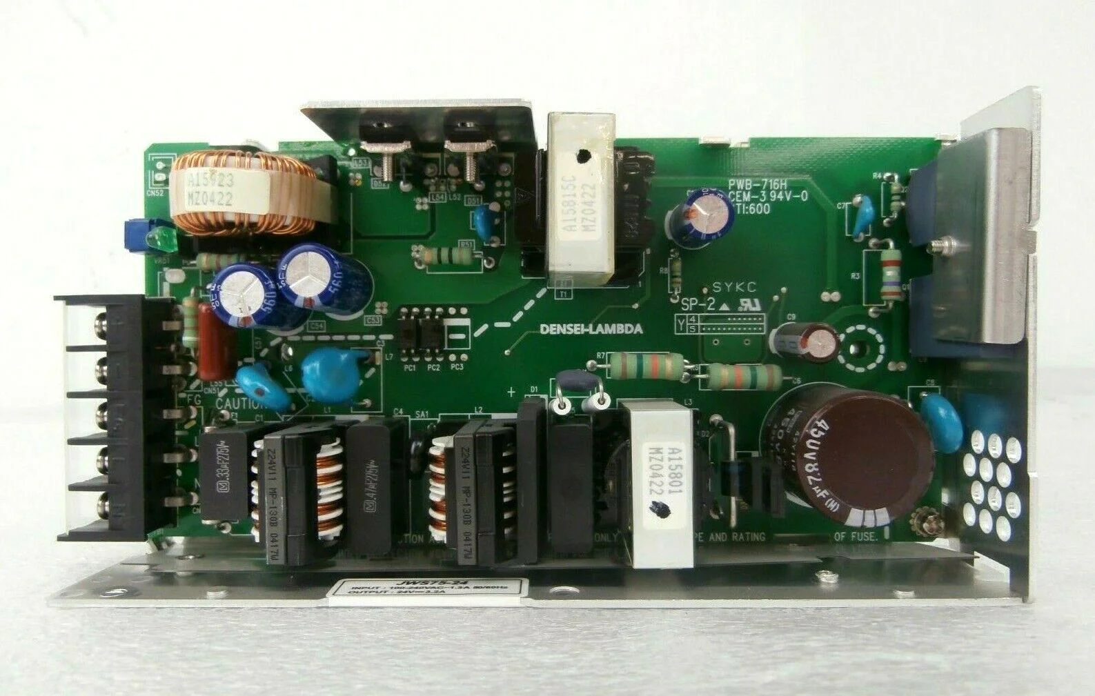 Densei-Lambda Power Supply Set of 4 JWS75-24 JWT75-522/A Hitachi M-511E Working - Image 8