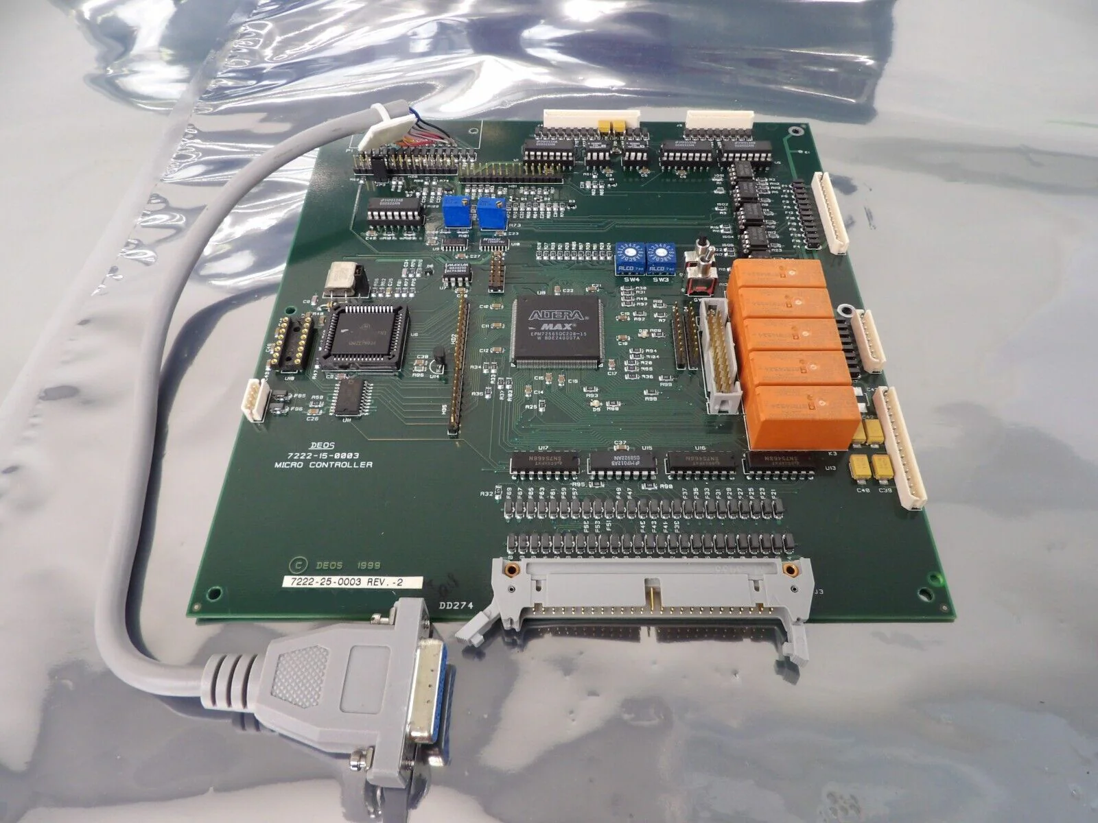 Deos 7222-15-0003 Micro Controller PCB 7222-25-0003 GEM-Q400 Working Surplus - Image 2