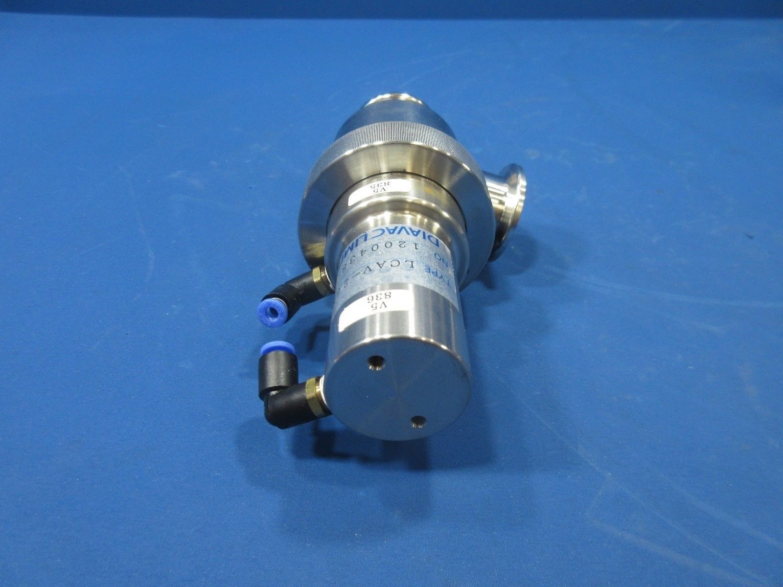 Diavac LCAV-25HF Pneumatic Angle Valve Lot of 8 Used Working - Image 8