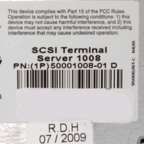Digi (1P)50001008-01 D SCSI Terminal Server STS 1008 New Surplus - Image 6