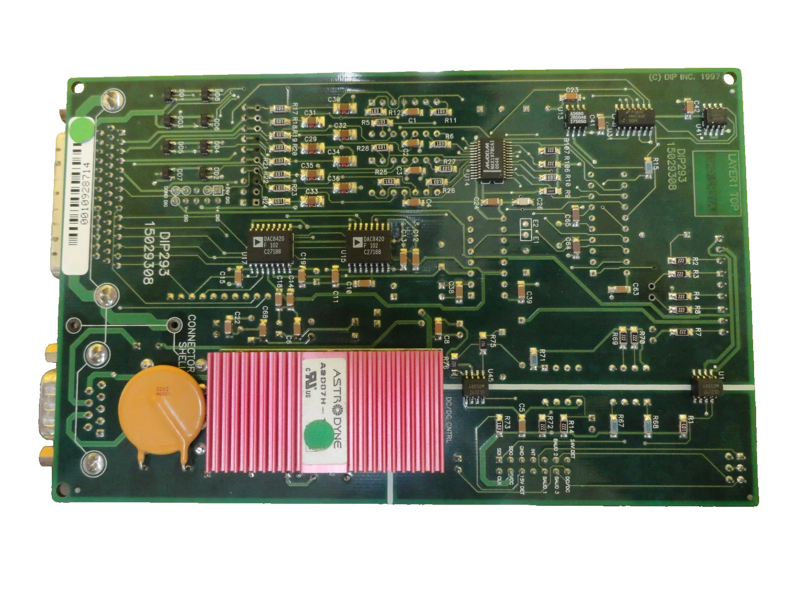 DIP 15029308 Interface Board PCB DIP293 AMAT 9090-00273 Working Surplus - Image 2