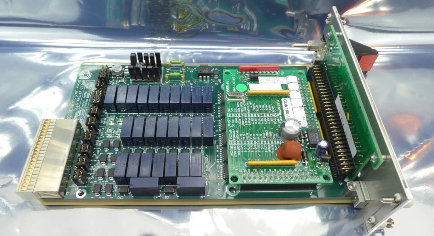 DIP CDN180-12 300mm Loadlock Interlock PCB Card AMAT 0190-10208 Working Surplus - Image 10