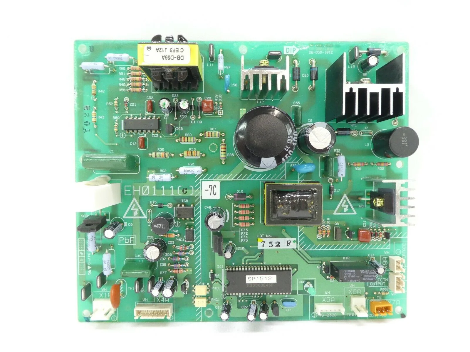 DIP EH0111(C)-7C Power Supply PCB EH0111 TEL Tokyo Electron Lithius Working - Image 2