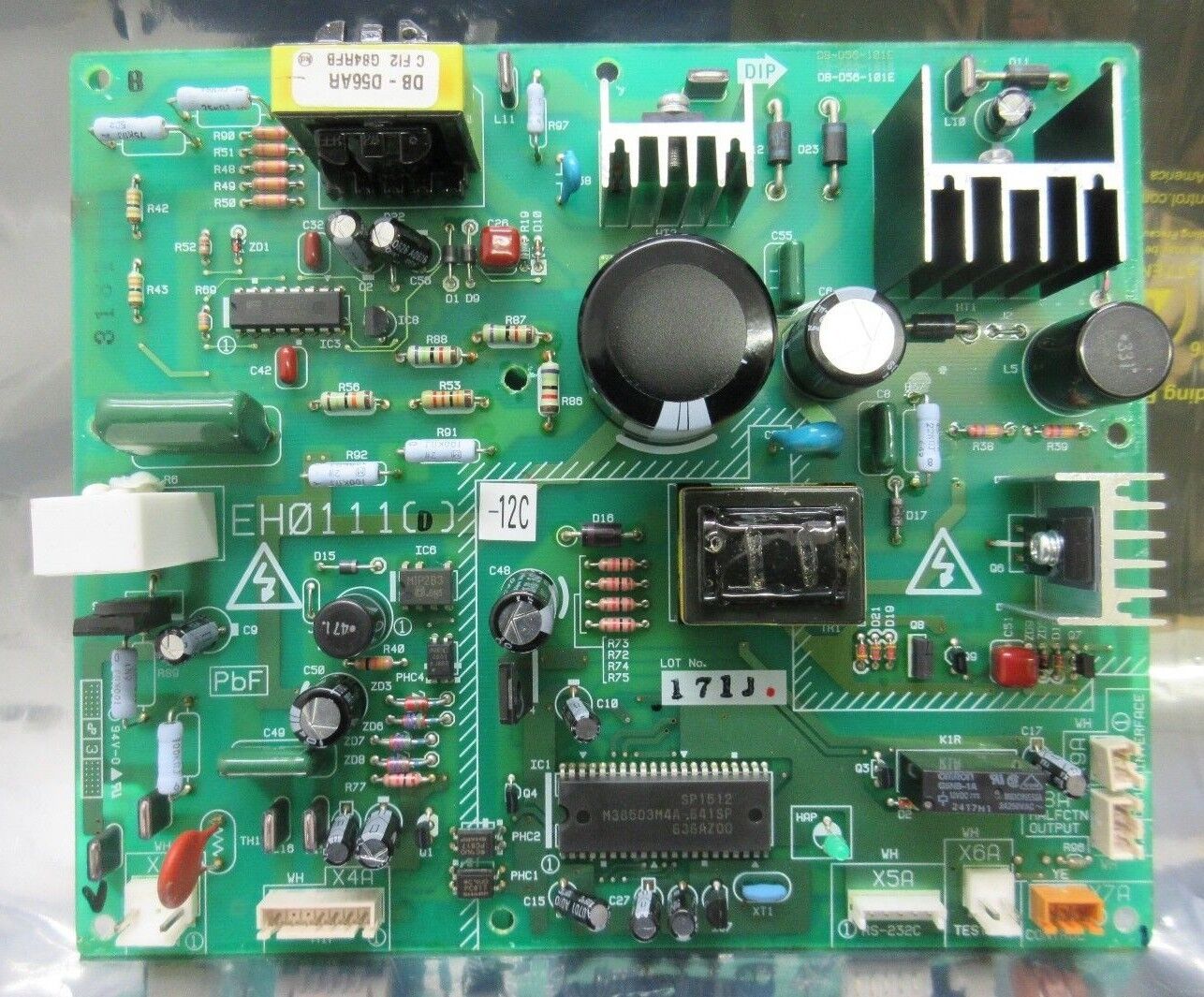 DIP EH0111(D)-12C Power Supply PCB EH0111 TEL Tokyo Electron Lithius Working - Image 2