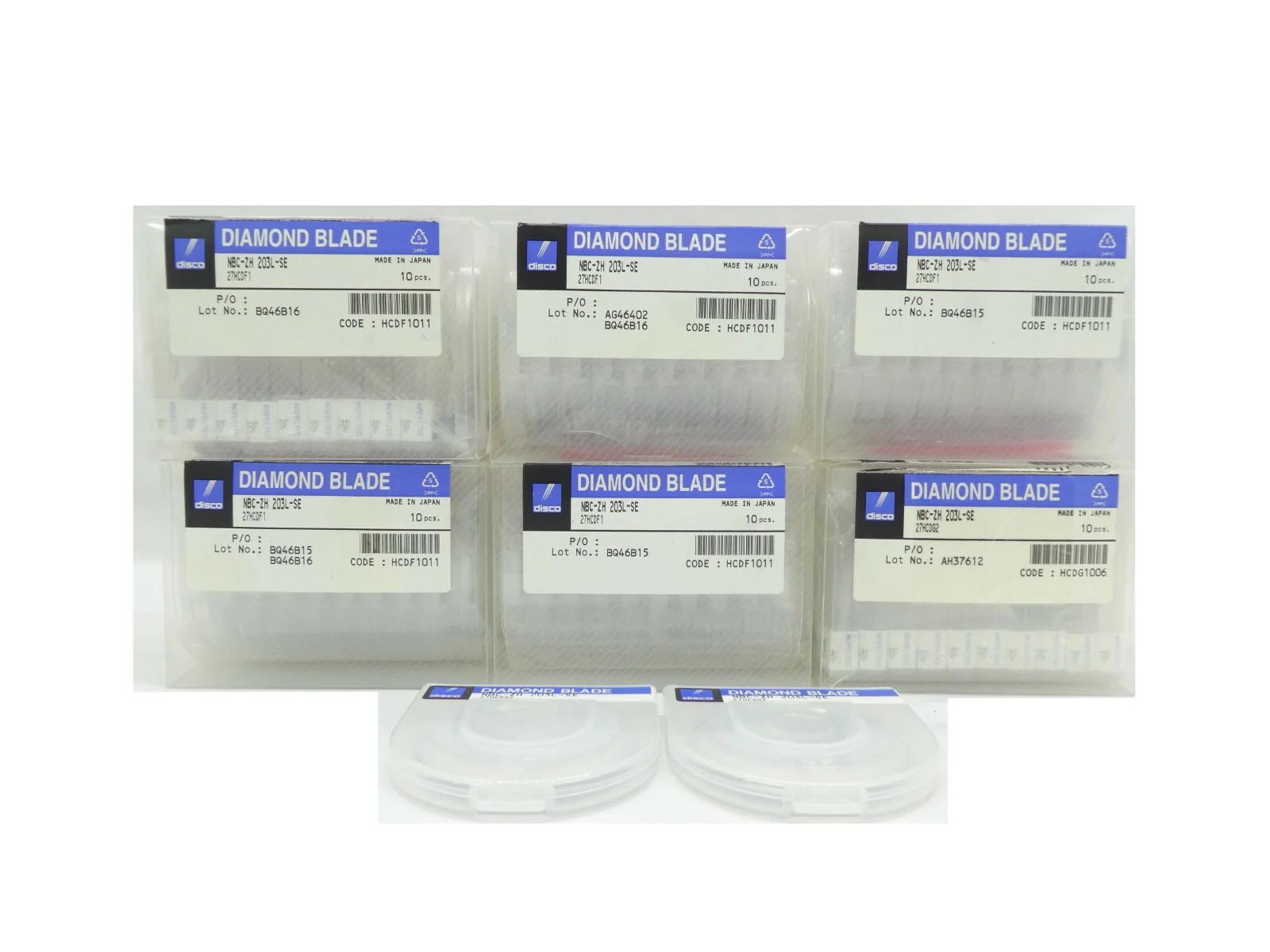Disco NBC-ZH 203L-SE Diamond Blade 27HCDG2 Reseller Lot of 62 New Surplus - Image 2