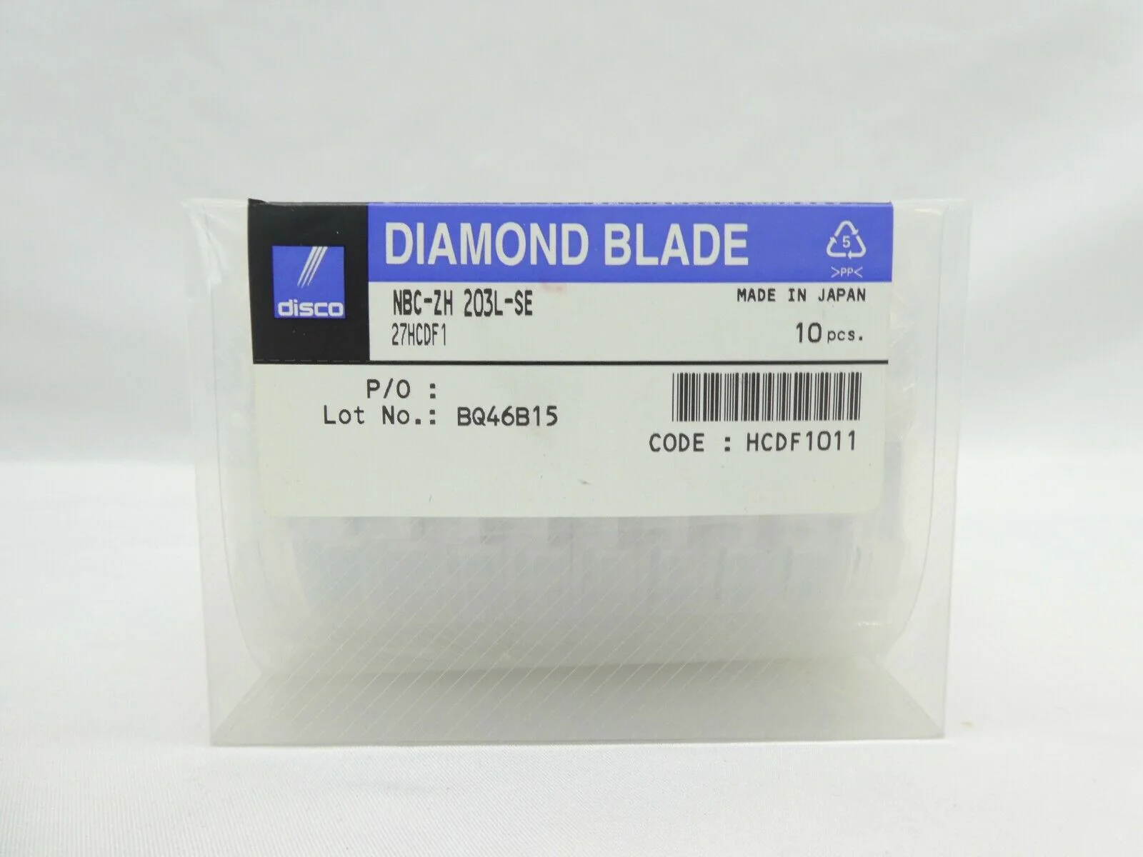 Disco NBC-ZH 203L-SE Diamond Blade 27HCDG2 Reseller Lot of 62 New Surplus - Image 3